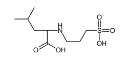 (2R)-4-methyl-2-(3-sulfopropylamino)pentanoic acid Structure