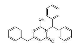 3-benzhydryl-6-benzyl-1H-pyrimidine-2,4-dione结构式