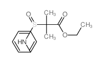 Propanoic acid,2-methyl-2-[(phenylamino)sulfinyl]-, ethyl ester Structure