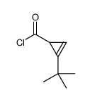 2-Cyclopropene-1-carbonyl chloride, 2-(1,1-dimethylethyl)- (9CI) Structure