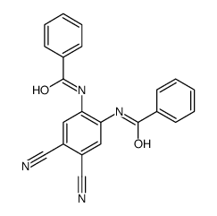 N-(2-benzamido-4,5-dicyanophenyl)benzamide Structure