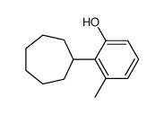 Phenol, 2-cycloheptyl-3-methyl- (9CI) Structure