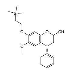 (4R)-6-methoxy-4-phenyl-7-(2-(trimethylsilyl)ethoxy)chroman-2-ol Structure