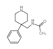Acetamide,N-[(4-phenyl-4-piperidinyl)methyl]-结构式