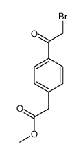 methyl 2-[4-(2-bromoacetyl)phenyl]acetate Structure