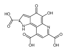 2,7,9-tricarboxypyrrolo(2,3-f)quinoline-4-ol-5-one Structure