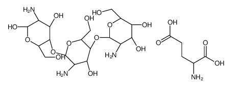 (2R,3R,4R,5S,6R)-3-amino-5-[(2S,3R,4R,5S,6R)-3-amino-5-[(2S,3R,4R,5S,6R)-3-amino-4,5-dihydroxy-6-(hydroxymethyl)oxan-2-yl]oxy-4-hydroxy-6-(hydroxymethyl)oxan-2-yl]oxy-6-(hydroxymethyl)oxane-2,4-diol; structure