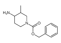 4-Amino-3-methyl-1-piperidinecarboxylic acid benzyl ester Structure