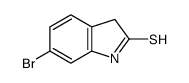 6-BROMO-1,3-DIHYDRO-INDOLE-2-THIONE结构式