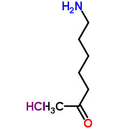 7-Amino-2-heptanone hydrochloride (1:1)结构式