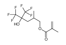 [5,5,5-trifluoro-4-hydroxy-2-methyl-4-(trifluoromethyl)pentyl] 2-methylprop-2-enoate Structure