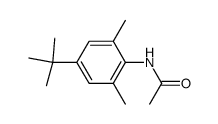 N-(4-tert.butyl-2,6-dimethylphenyl)acetamide结构式