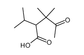 2-isopropyl-3,3-dimethyl-4-oxo-valeric acid结构式