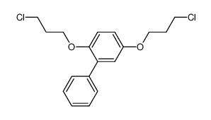 2,5-bis(3-chloropropoxy)-1,1'-biphenyl Structure