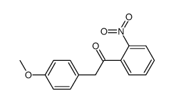 2-(4-methoxyphenyl)-1-(2-nitrophenyl)ethan-1-one Structure