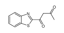 1,3-Butanedione,1-(2-benzothiazolyl)-(9CI) structure