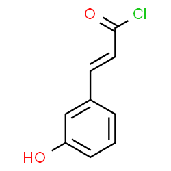 2-Propenoyl chloride, 3-(3-hydroxyphenyl)-, (2E)- picture