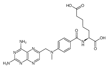 N-(4-amino-4-deoxy-N10-methylpteroyl)-L-α-aminopimelic acid Structure
