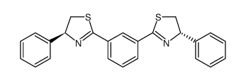 Thiazole, 2,2'-(1,3-phenylene)bis[4,5-dihydro-4-phenyl-, (4S,4'S)结构式