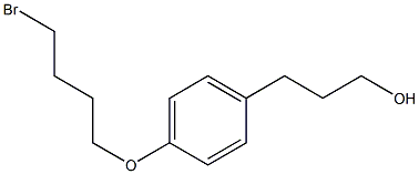 4-(4-bromobutoxy)Benzenepropanol Structure