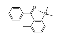 2-Methyl-6-(trimethylsilyl)benzophenon Structure