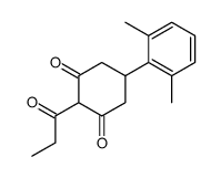 5-(2,6-dimethylphenyl)-2-propanoylcyclohexane-1,3-dione Structure