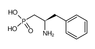 ((R)-2-Amino-3-phenyl-propyl)-phosphonic acid结构式