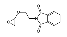 2-[2-(oxiran-2-yloxy)ethyl]isoindole-1,3-dione结构式