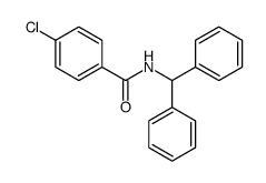 N-benzhydryl-4-chlorobenzamide结构式
