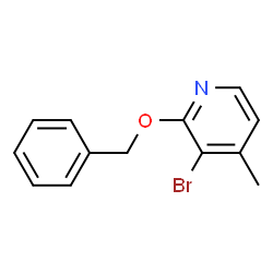 2-(Benzyloxy)-3-bromo-4-methylpyridine结构式