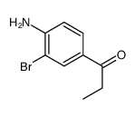 1-(4-AMINO-3-BROMO-PHENYL)-PROPAN-1-ONE structure