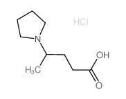 4-吡咯烷-1-戊酸结构式