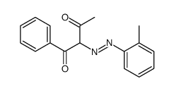 2-[(2-methylphenyl)diazenyl]-1-phenylbutane-1,3-dione结构式