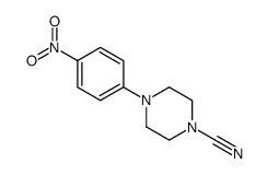 4-(4-nitrophenyl)piperazine-1-carbonitrile结构式