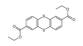 diethyl thianthrene-2,7-dicarboxylate结构式
