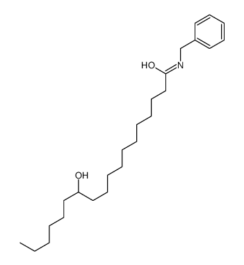 N-benzyl-12-hydroxyoctadecanamide结构式