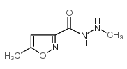 3-Isoxazolecarboxylicacid,5-methyl-,2-methylhydrazide(6CI,7CI) Structure