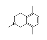 2,5,8-trimethyl-3,4-dihydro-1H-isoquinoline结构式