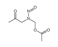 [nitroso(2-oxopropyl)amino]methyl acetate结构式