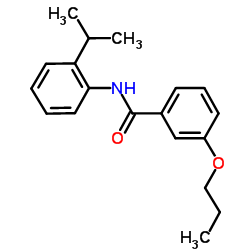 N-(2-Isopropylphenyl)-3-propoxybenzamide Structure