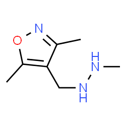 Isoxazole, 3,5-dimethyl-4-[(2-methylhydrazino)methyl]- (7CI) Structure