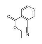 ethyl 3-cyanopyridine-4-carboxylate Structure