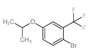 2-溴-5-异丙氧基苯三氟结构式