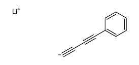 lithium,buta-1,3-diynylbenzene Structure