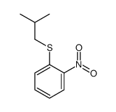 1-(2-methylpropylsulfanyl)-2-nitrobenzene结构式