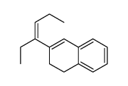 3-hex-3-en-3-yl-1,2-dihydronaphthalene结构式