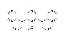 1-(2-methoxy-5-methyl-3-naphthalen-1-ylphenyl)naphthalene Structure