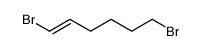 1,6-dibromohex-1-ene Structure