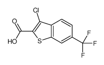 3-Chloro-6-(trifluoromethyl)benzo[b]thiophene-2-carboxylic acid Structure