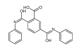 2,5-bis(phenylcarbamoyl)benzoic acid Structure